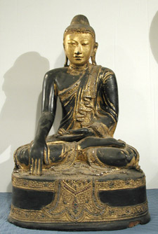 Asian Insights, Paper mache Buddha from AAC Newsletter, March 2021