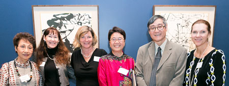 Pan Gongkai Reception with AAC Members Theresa Lai and Ping Ku